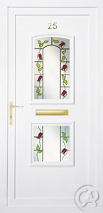 Door Bordreaux Rose Trellis - Click to request a no obligation quotation
