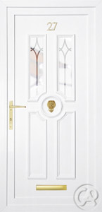Door Dublin Sandblast Crest - Click to request a no obligation quotation