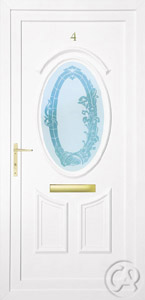 Door Sandblast Napolibelleflowe - Click to request a no obligation quotation